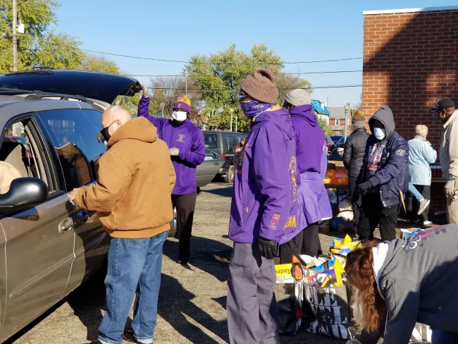 Food pantry during the COVID pandemic